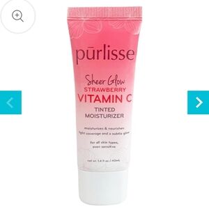 Purlisse Sheer Glow Strawberry Vitamin C Tinted Moisturizer In Fair BNIB